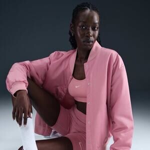 Nike Sportswear Destroyer NWT Oversized Woven Jacket Size Medium Elemental Pink